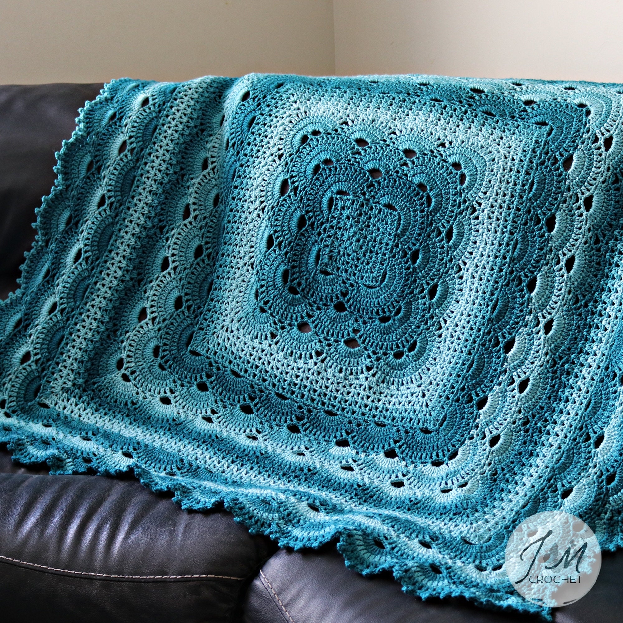 Victoria s German Shells BLANKET Pattern PDF Instant Download Crochet Blanket Pattern Etsy