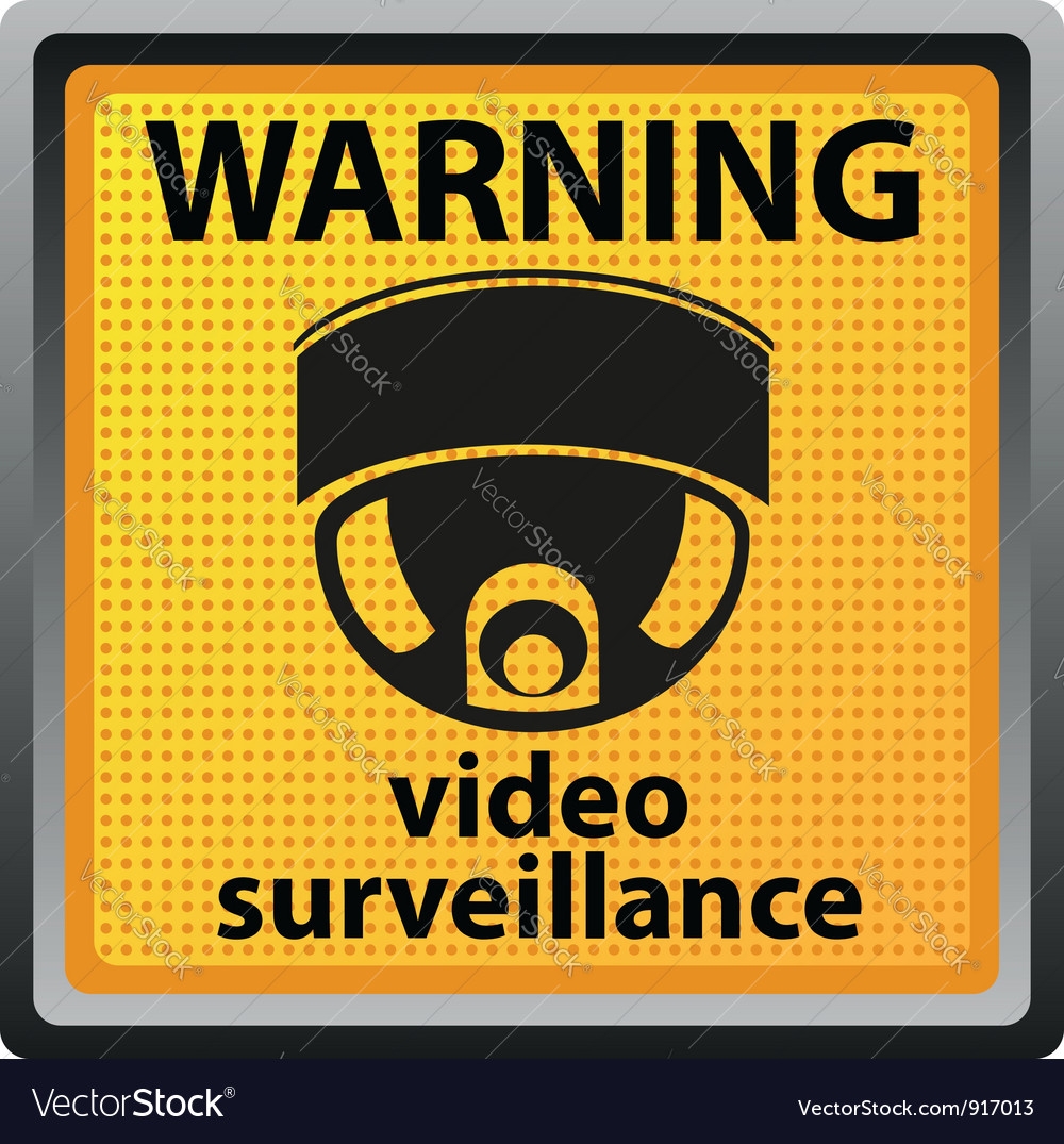 Video Surveillance Camera 03 Royalty Free Vector Image
