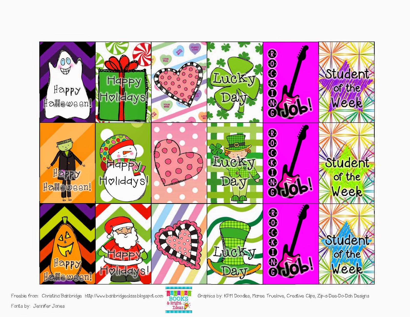 Welcome To The UNI corner Celebrating Students With Printable Brag Tags Freebie Alert 