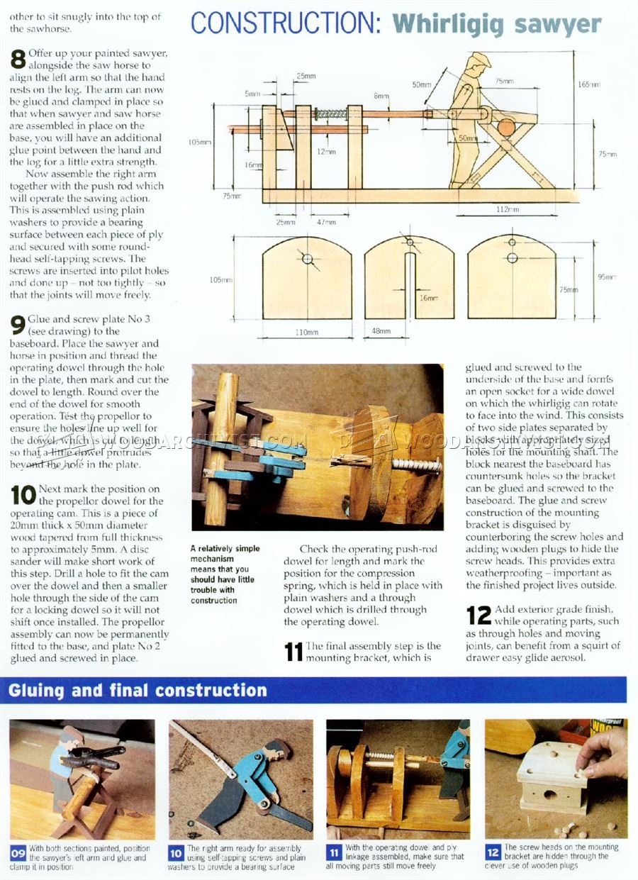 Whirligig Plans WoodArchivist