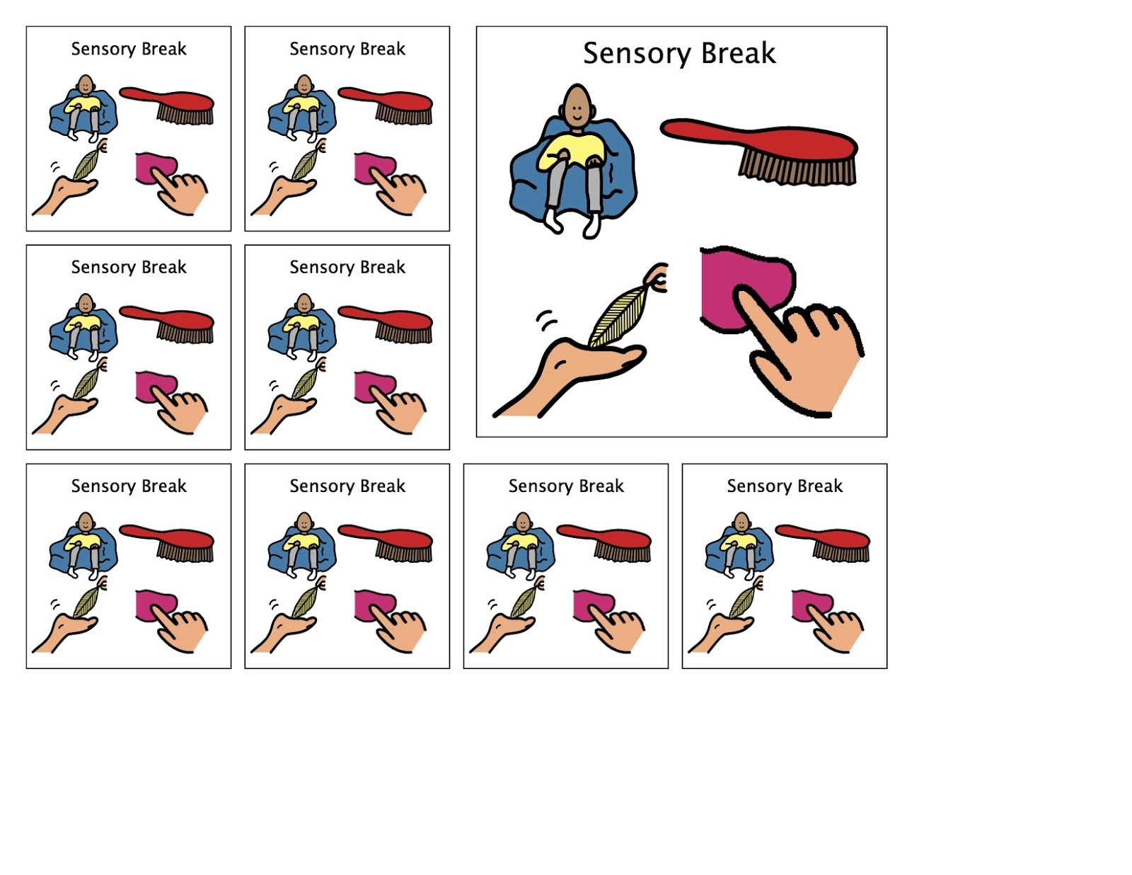 Free Printable Sensory Break Cards
