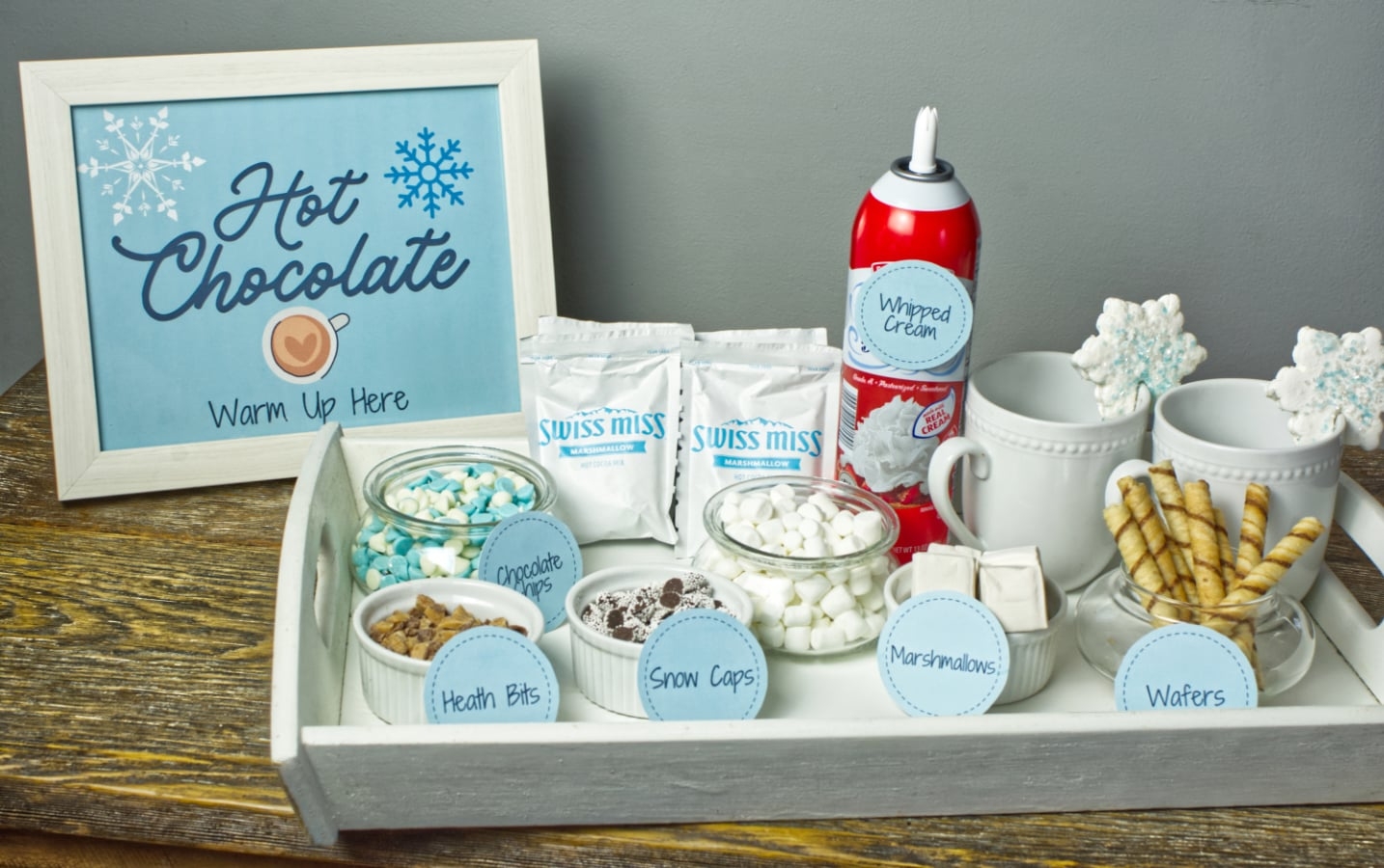 Hot Chocolate Bar Printables Free