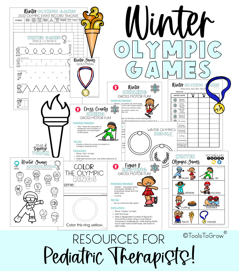 Winter Olympic Games Resources For Pediatric Therapists Blog Tools To Grow Inc 