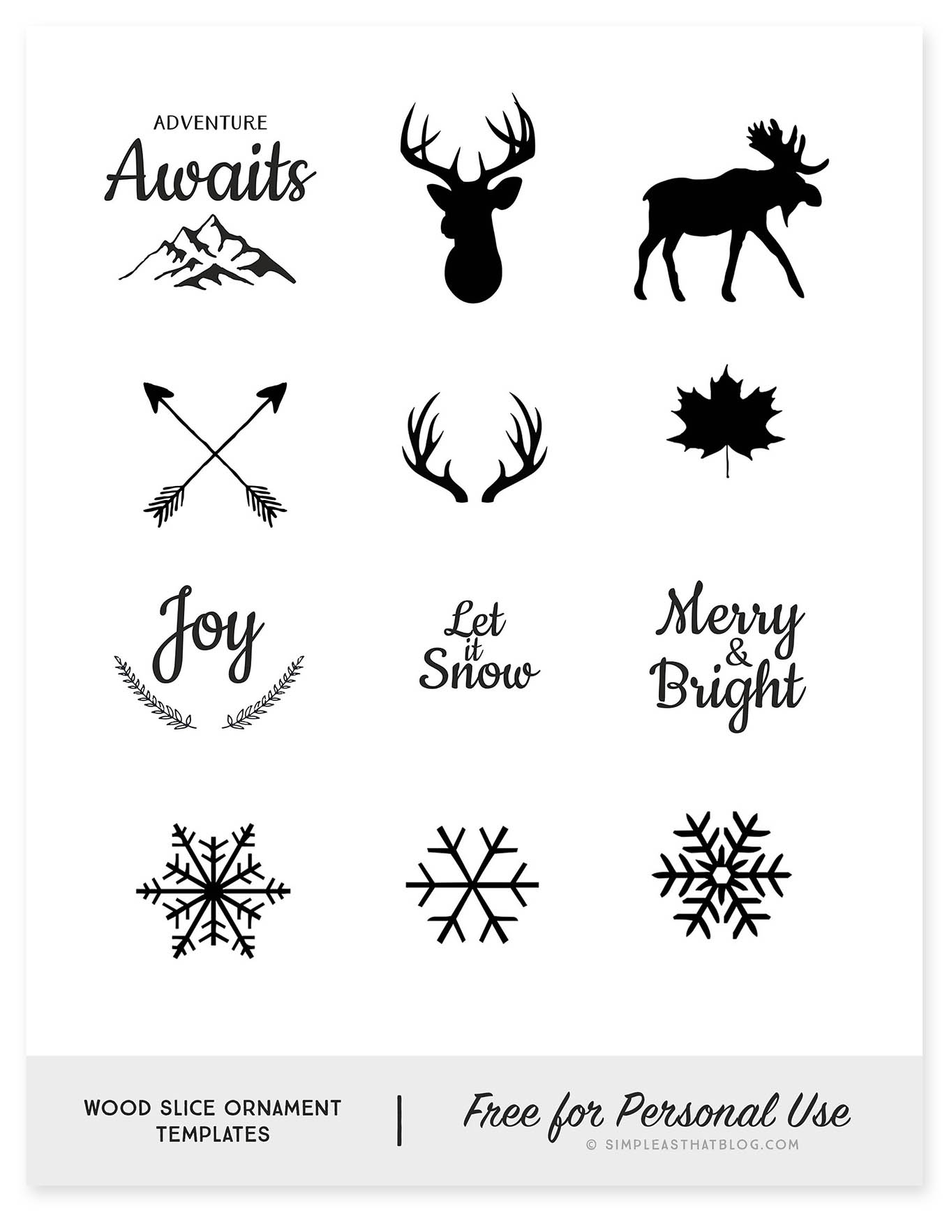 Free Wood Burning Stencils Printable