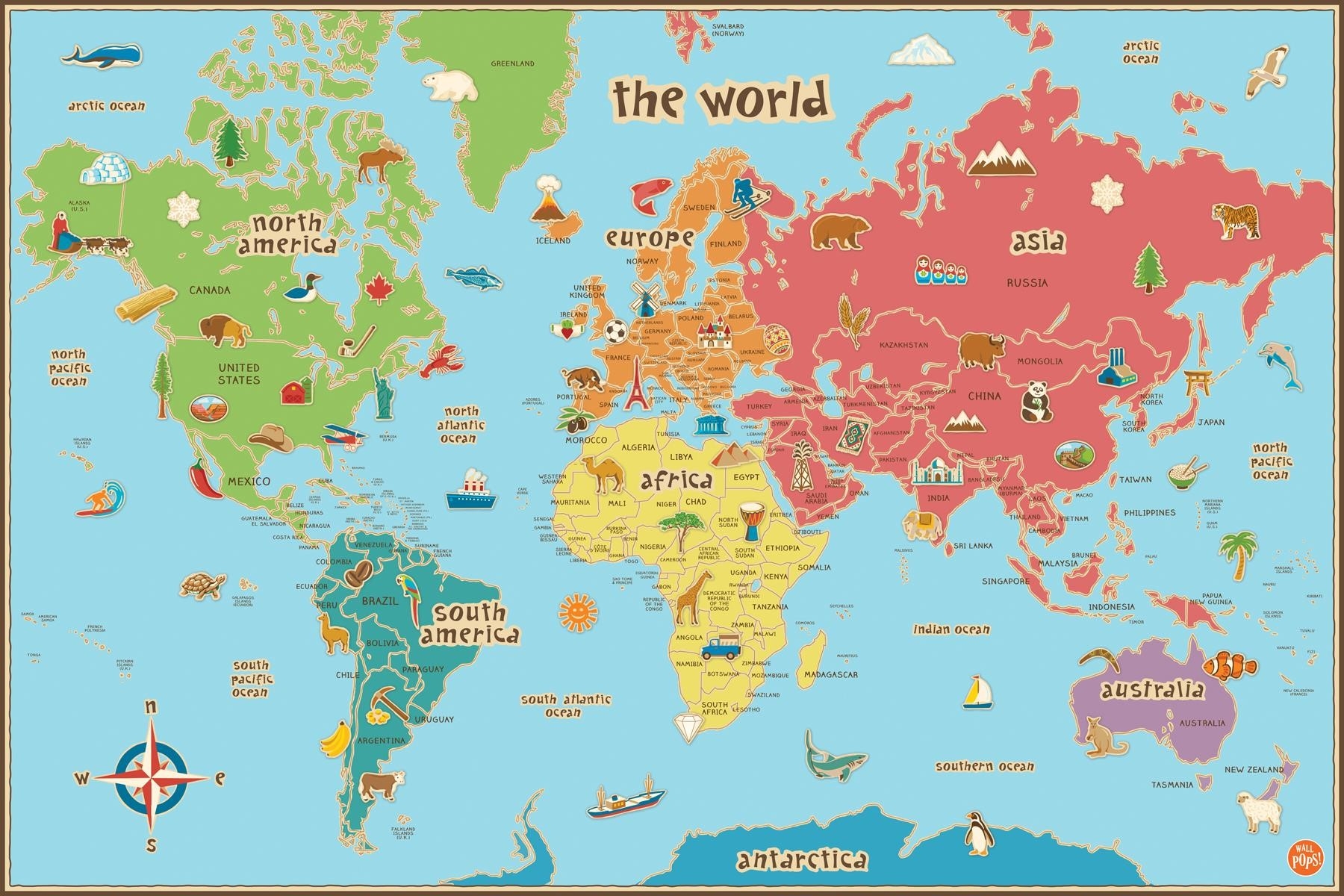 World Map Printable Free