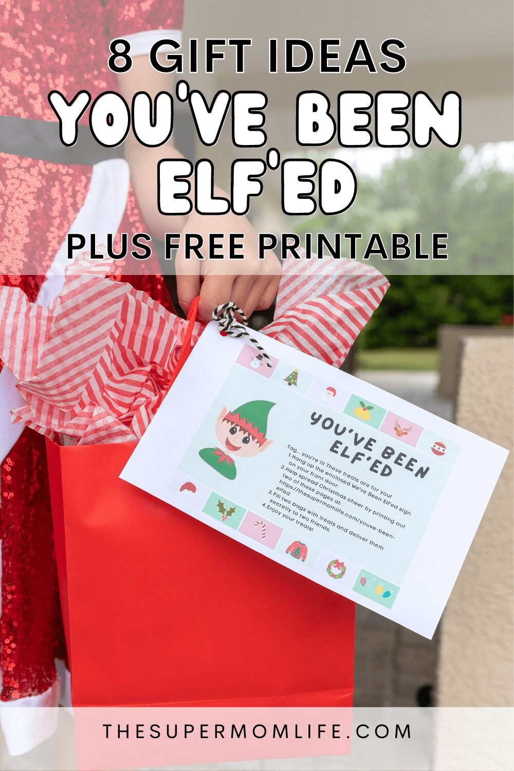 You ve Been Elfed Free Printable For Christmas The Super Mom Life