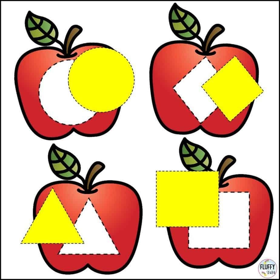 11 FREE Apple Themed Printable And Apple Lesson Plan For Preschool And Toddlers FluffyTots