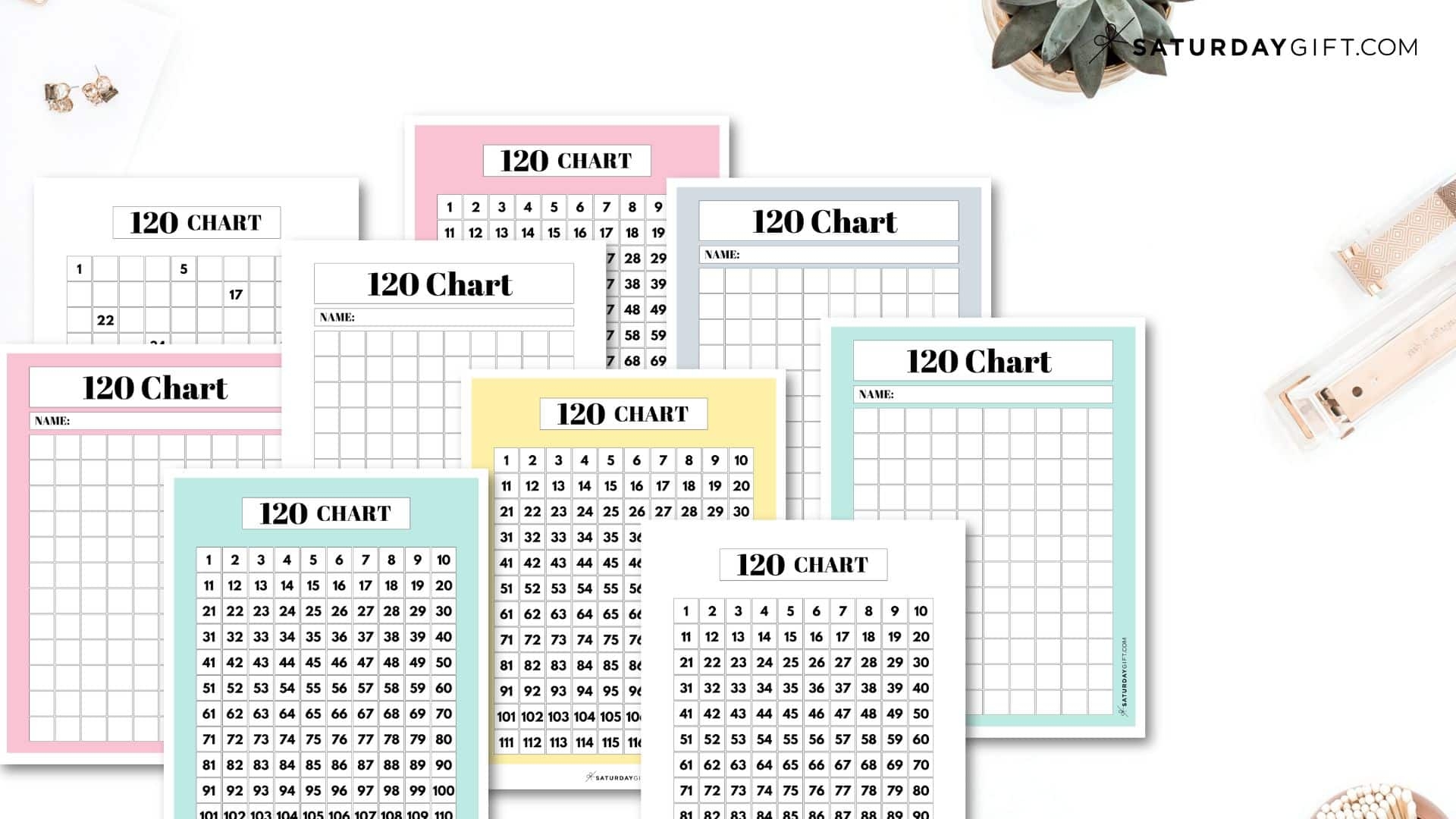 Free Printable 120 Chart