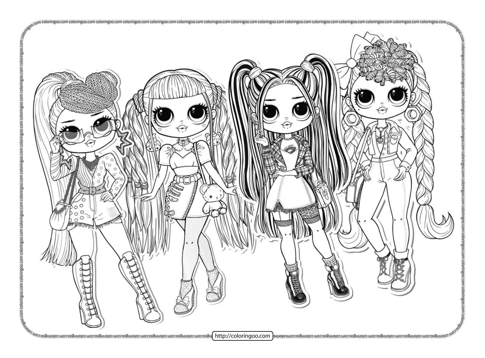 120 LOL Surprise Coloring Pages Free PDF Printables 