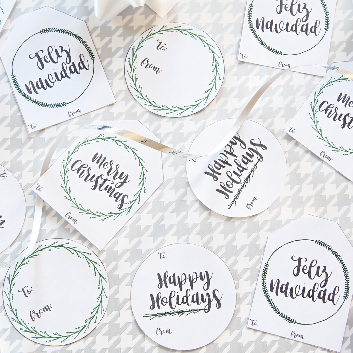 15 Free Printable Holiday Gift Tags Abby Organizes