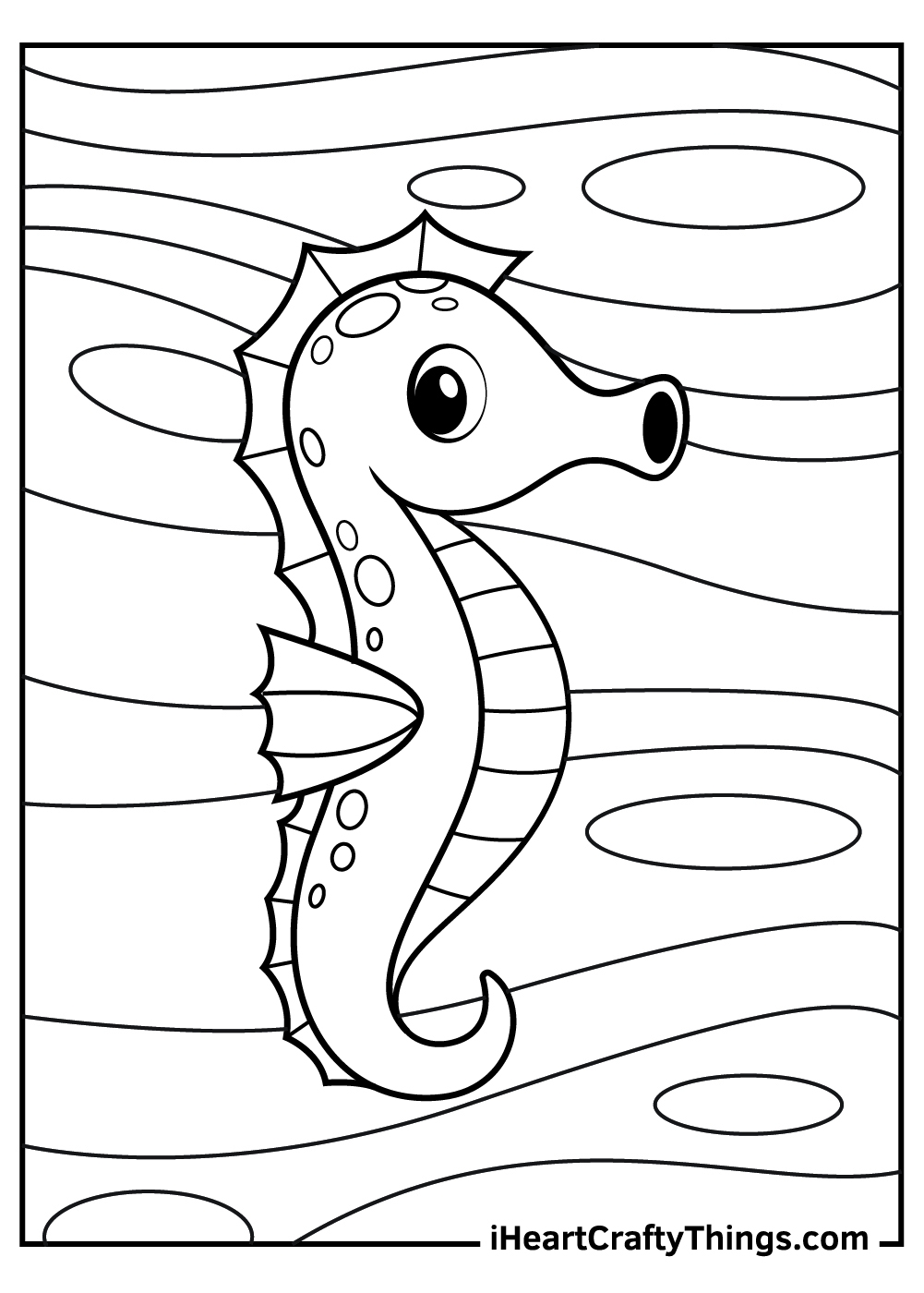 15 Seahorse Coloring Pages 100 Free Printables 