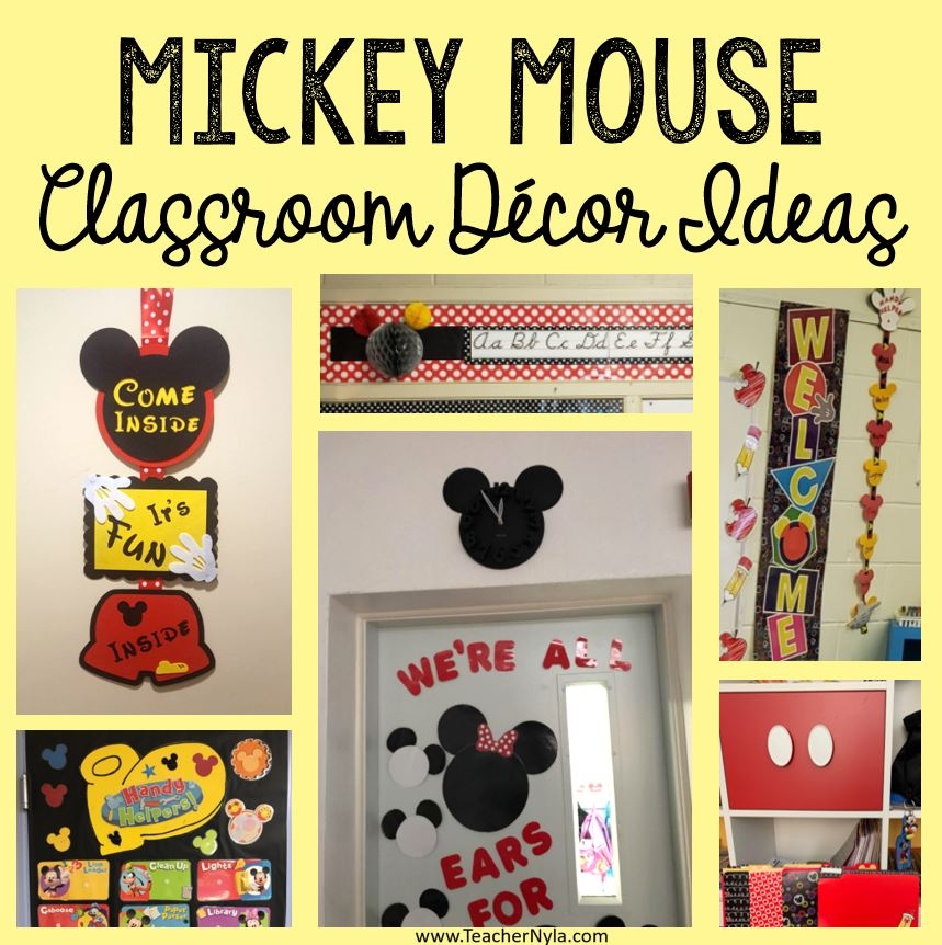 16 Mickey Mouse Classroom Decor Ideas Nyla s Crafty Teaching