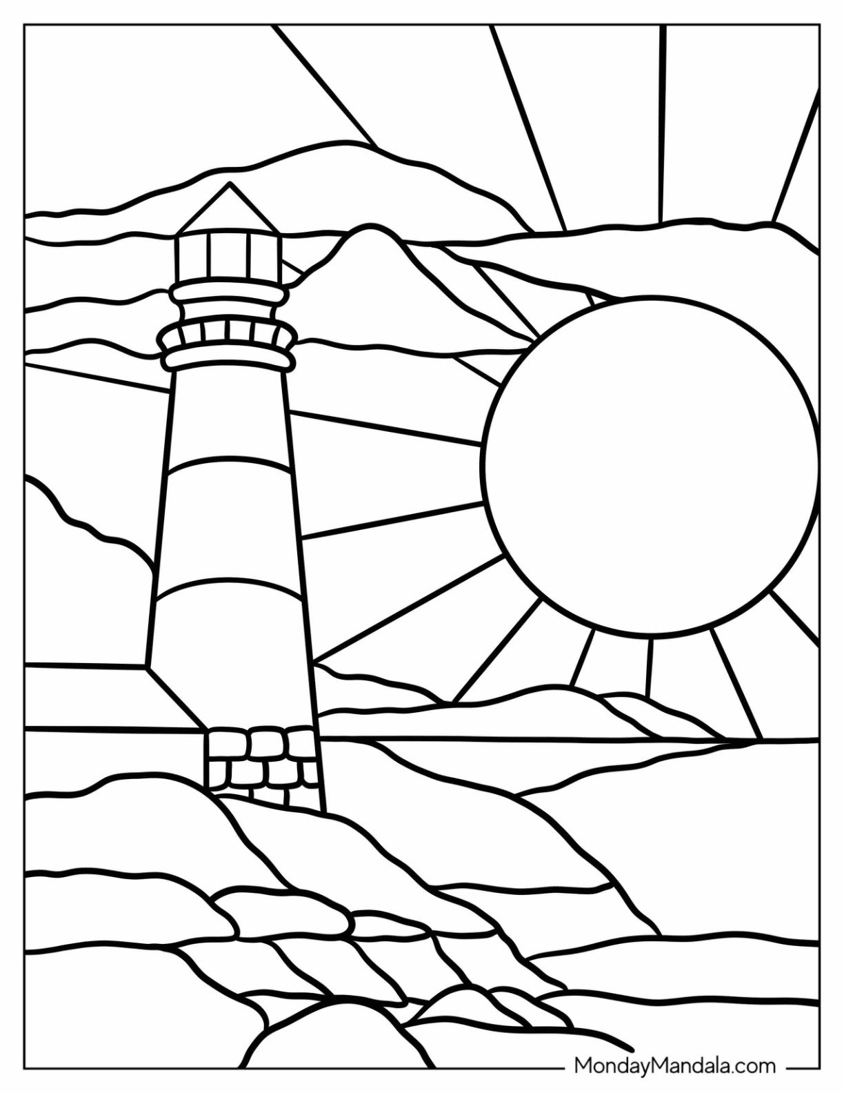 20 Lighthouse Coloring Pages Free PDF Printables 