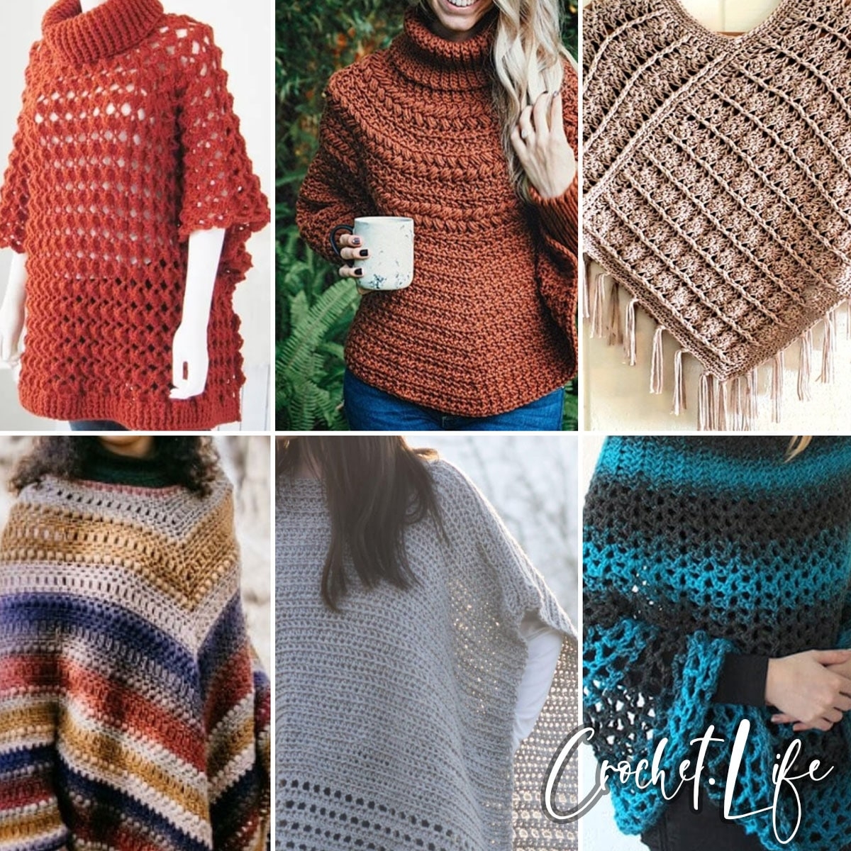 Free Printable Crochet Poncho Pattern