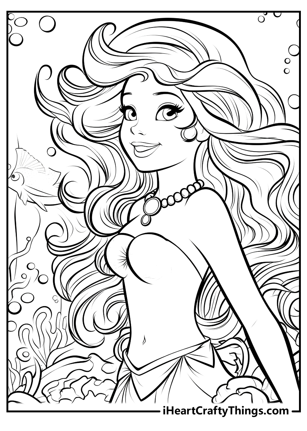 24 Ariel Coloring Pages 100 Free Printables 