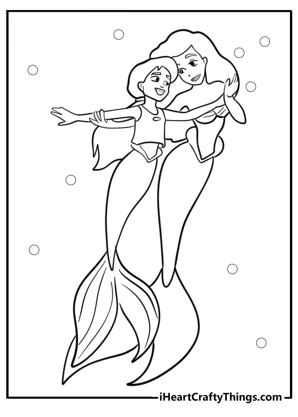 Ariel Coloring Pages Free Printable