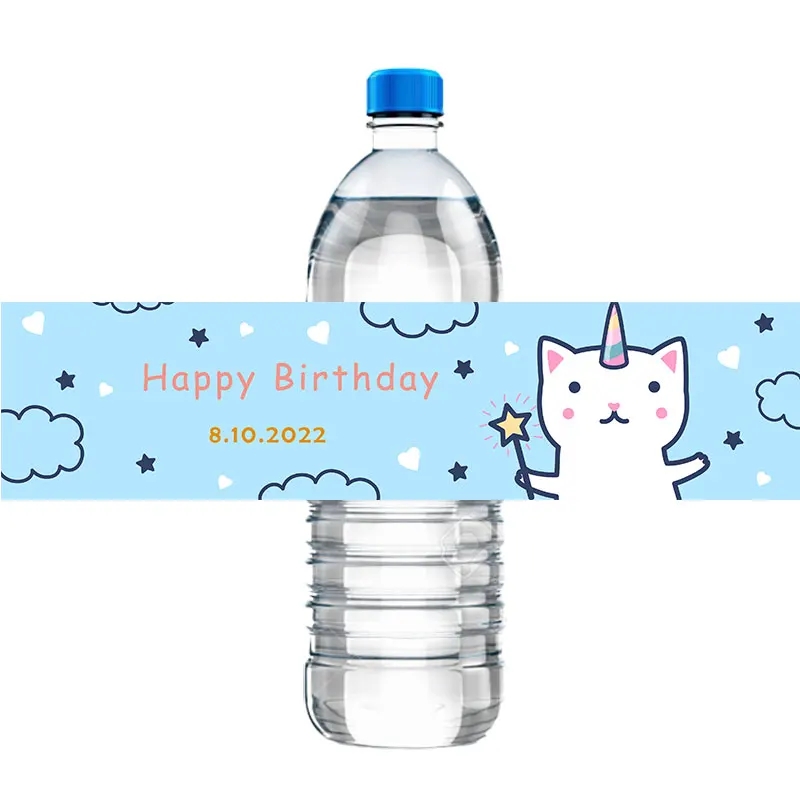Free Printable Unicorn Bottle Labels