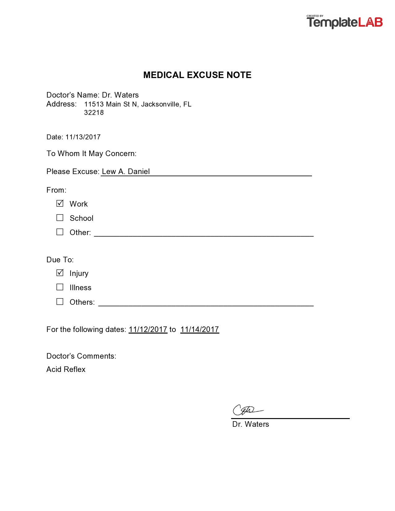 Free Printable Work Notes
