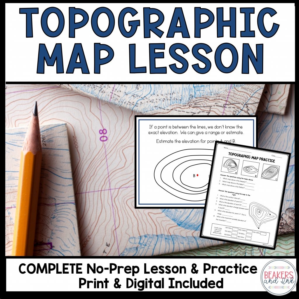 Free Printable Topographic Map Worksheets