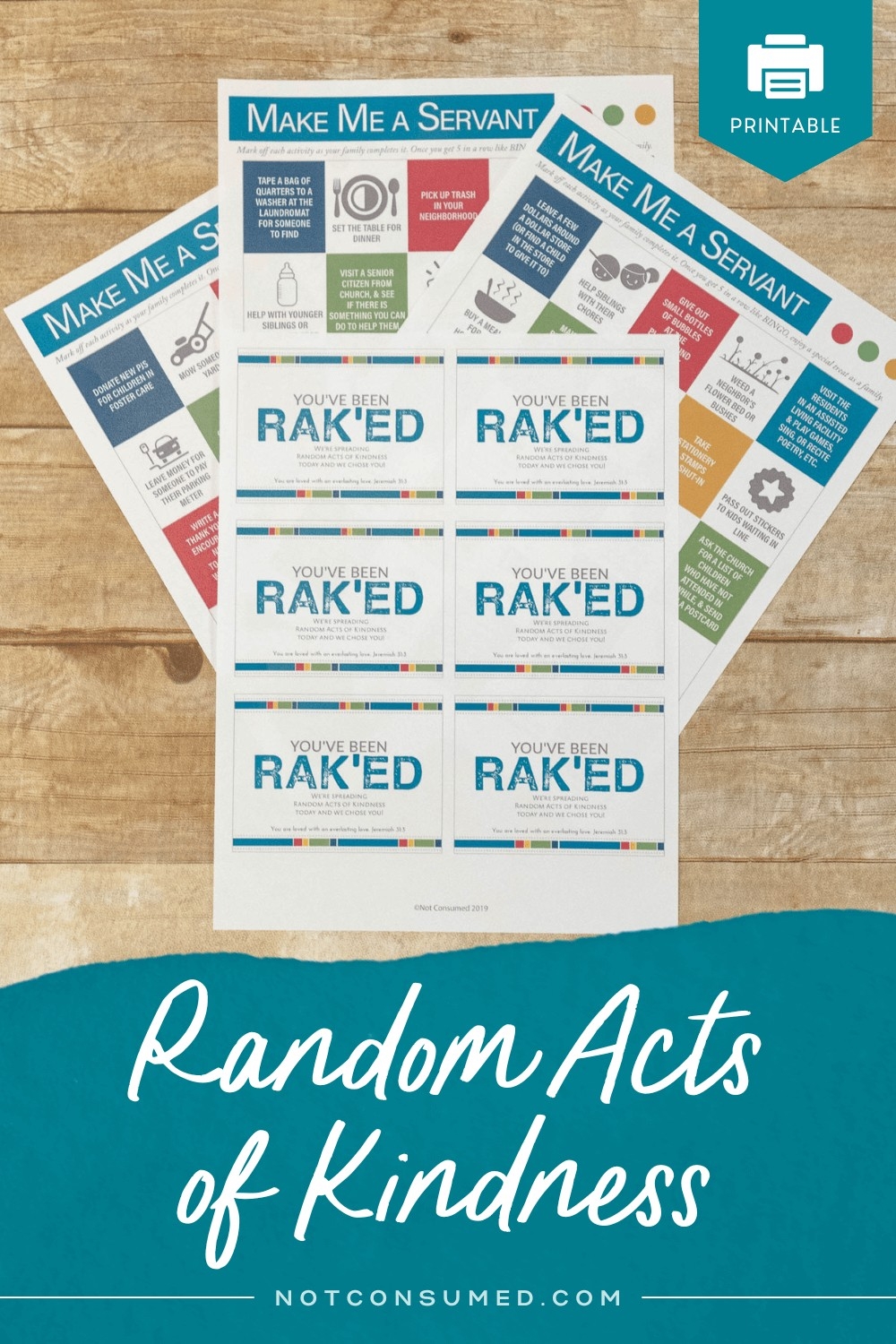 5 Reasons To Be Kind FREE Random Acts Of Kindness Printable