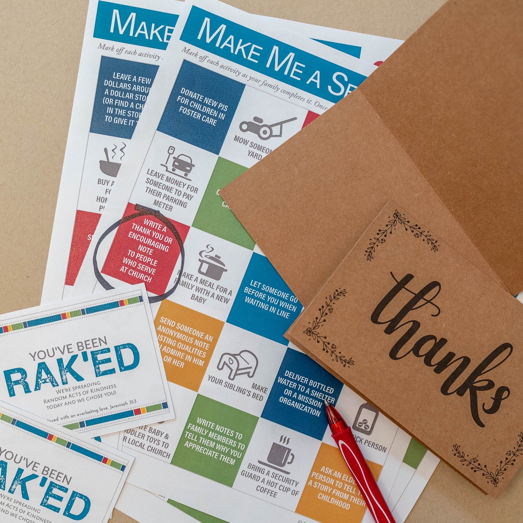 5 Reasons To Be Kind FREE Random Acts Of Kindness Printable