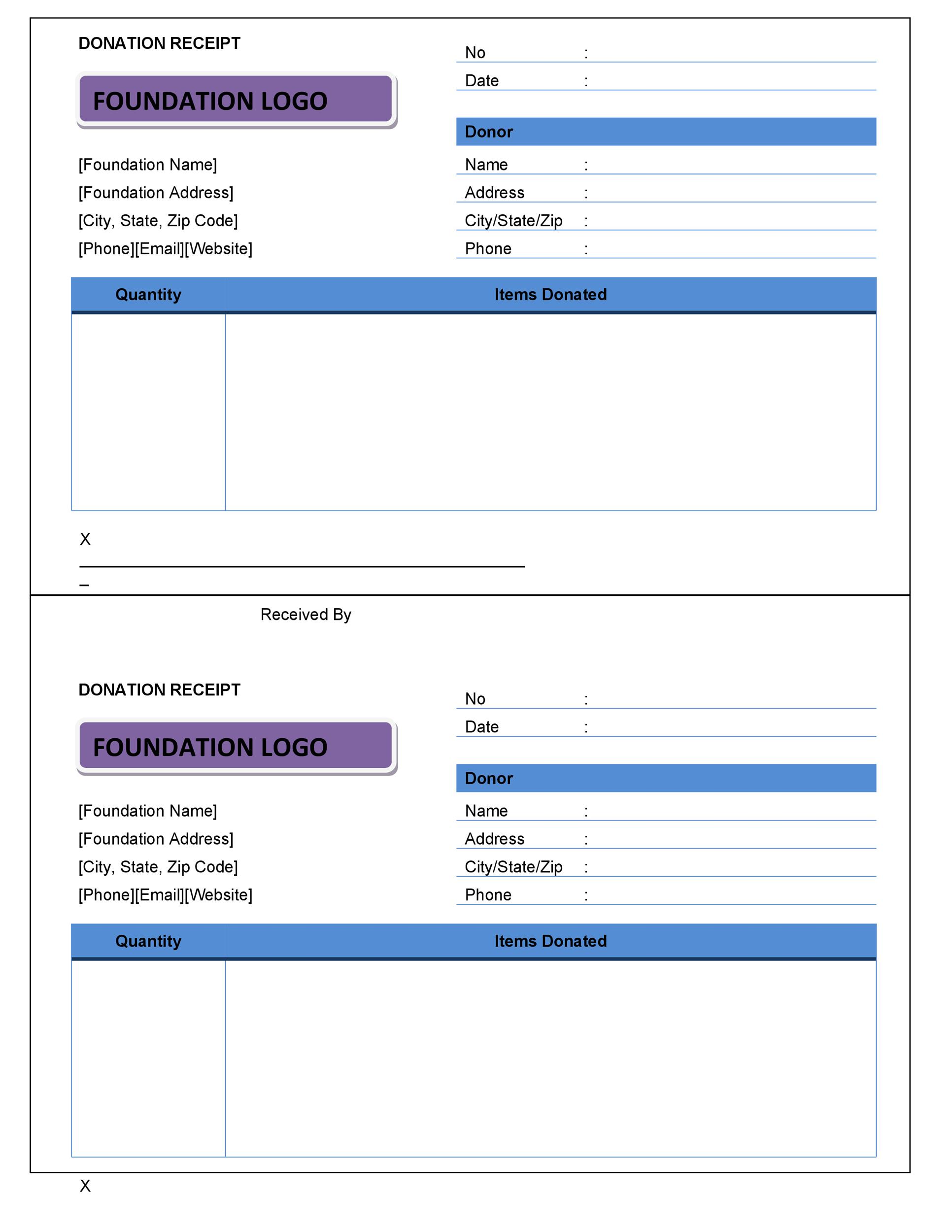 50 Free Receipt Templates Cash Sales Donation Taxi 