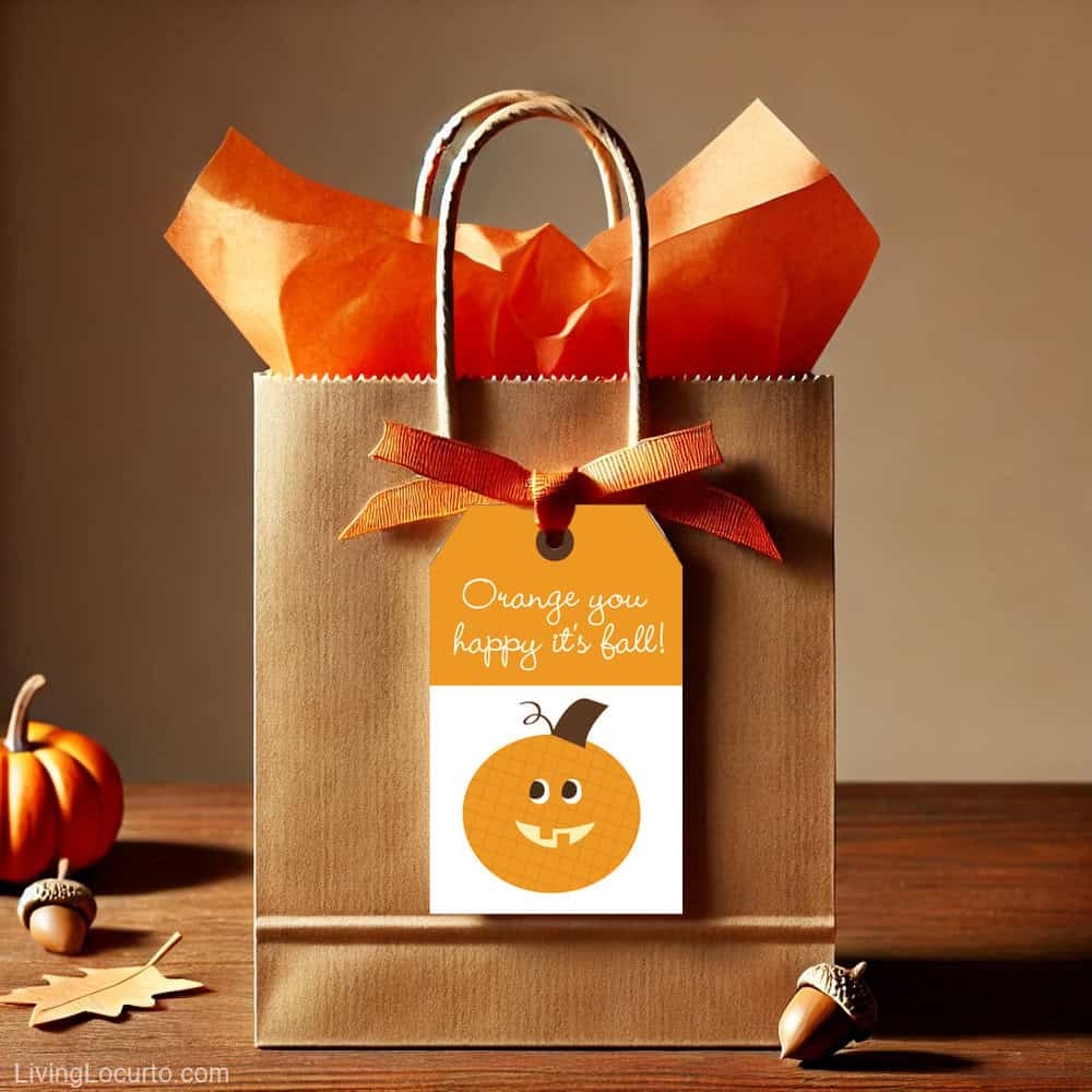 Free Fall Printable Gift Tags