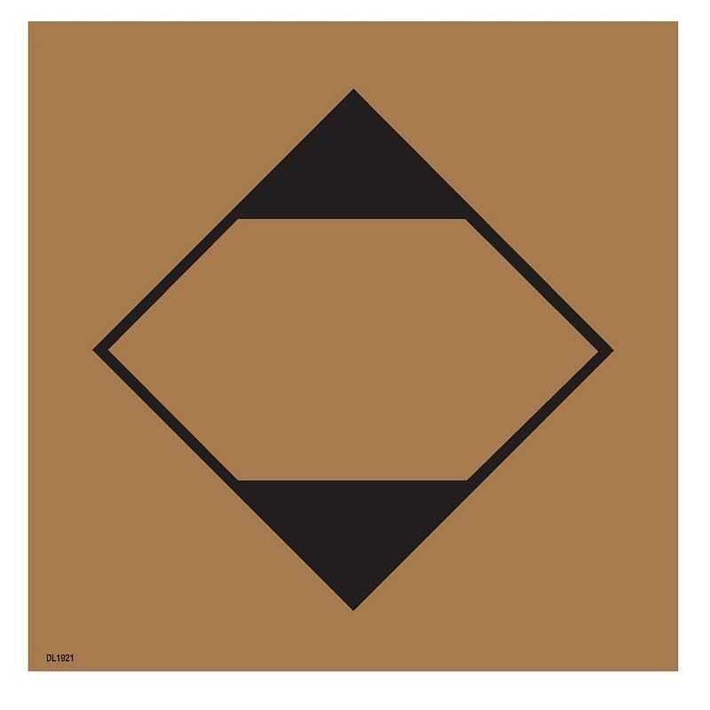 7 X 7 Limited Quantity Brown Kraft Blank Labels 500 Per Roll 