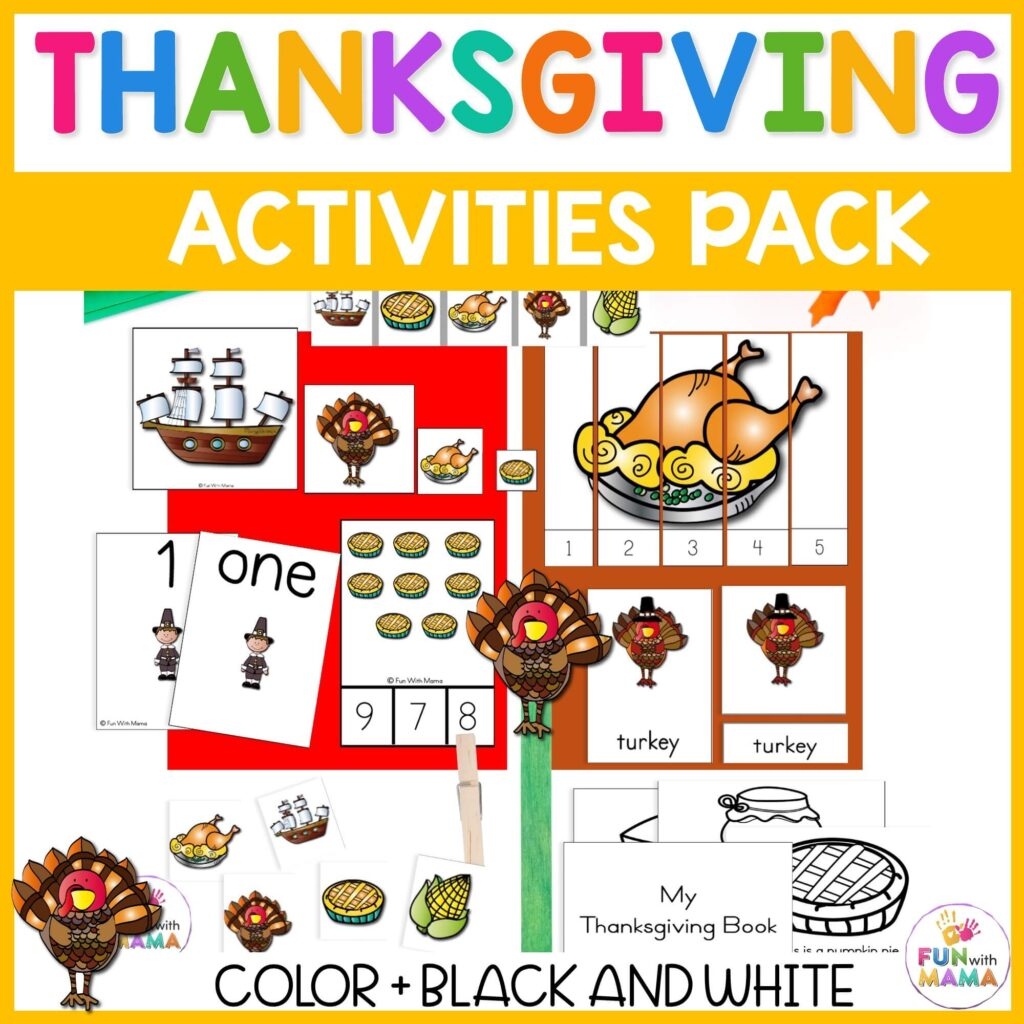 A Thanksgiving Printable Pack For Learning History More 