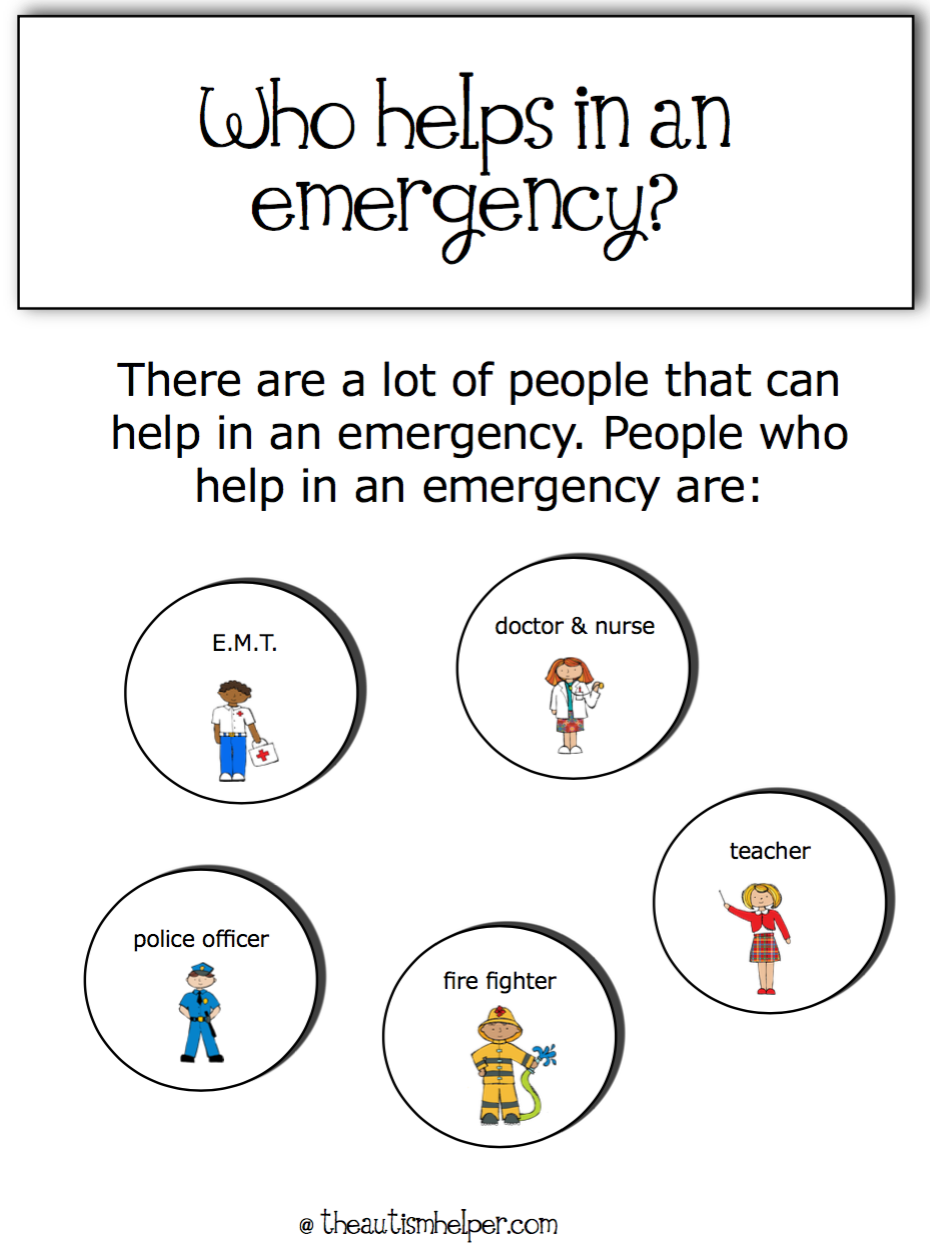 All About Emergencies The Autism Helper