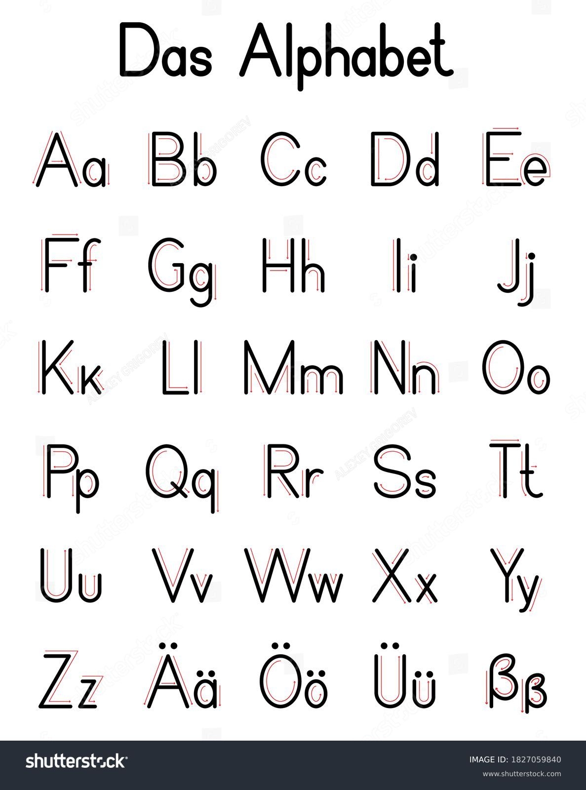 Alphabet German Over 7 566 Royalty Free Licensable Stock Illustrations Drawings Shutterstock