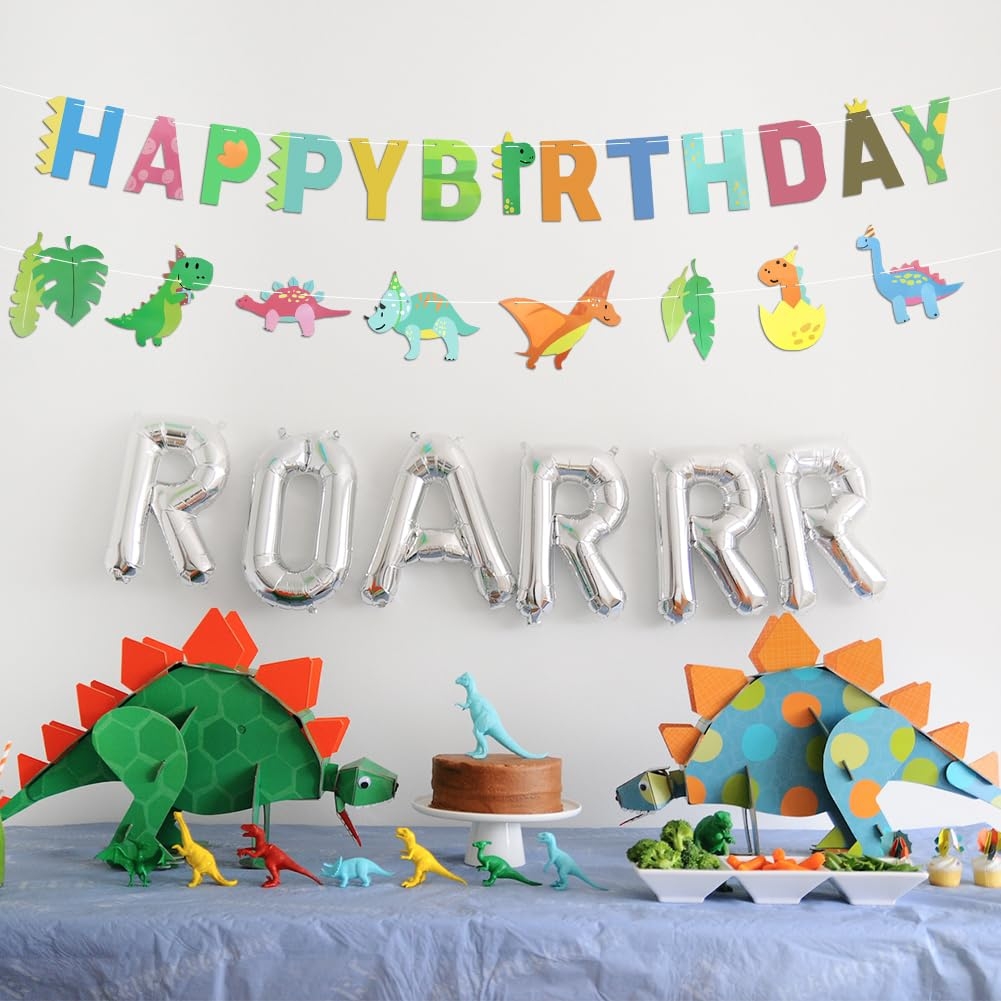 Free Printable Dinosaur Birthday Banner