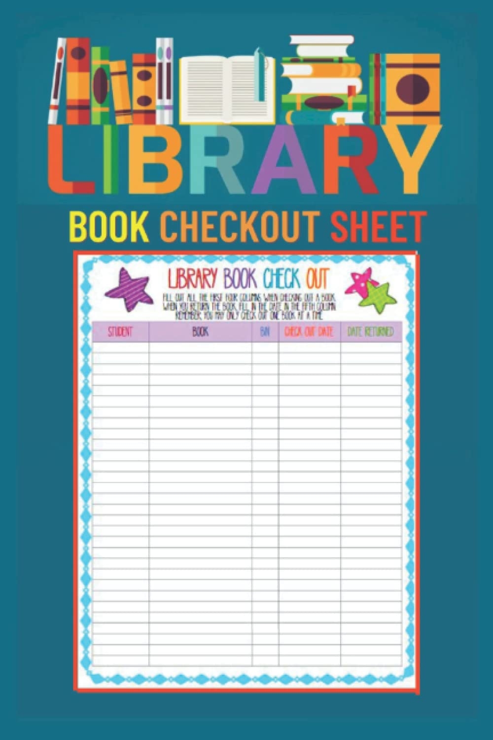 Amazon LIBRARY BOOK CHECKOUT SHEET