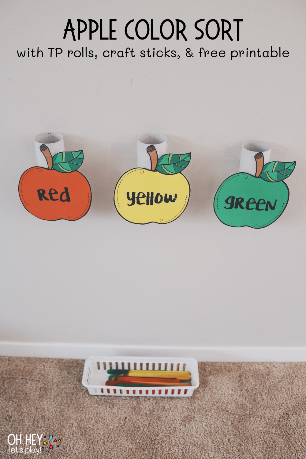 APPLE themed Activities For Toddlers Oh Hey Let s Play