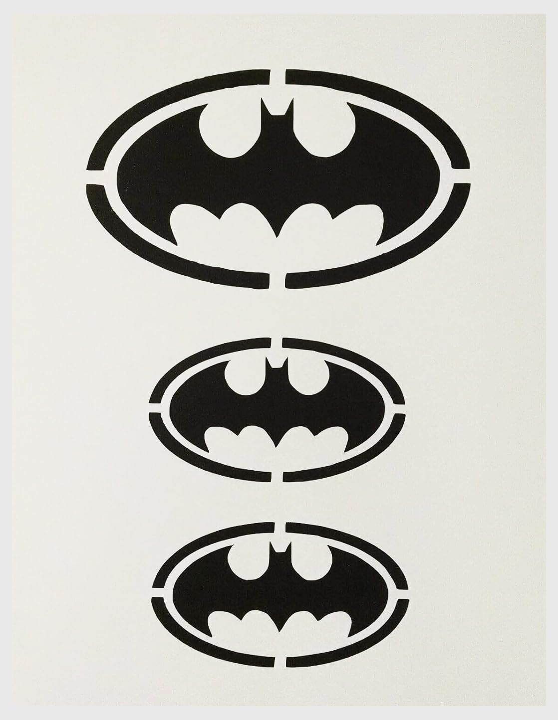 Batman Symbols 8 5x11 Custom Stencil Arts Crafts Scrapbooking DIY Craft Stencils Decorative Stencil Template Reusable Stencil Amazon ca Home