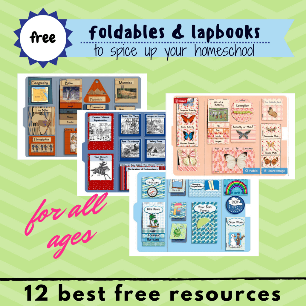 Best 12 Free Foldables Lapbooks Printables For Homeschooling