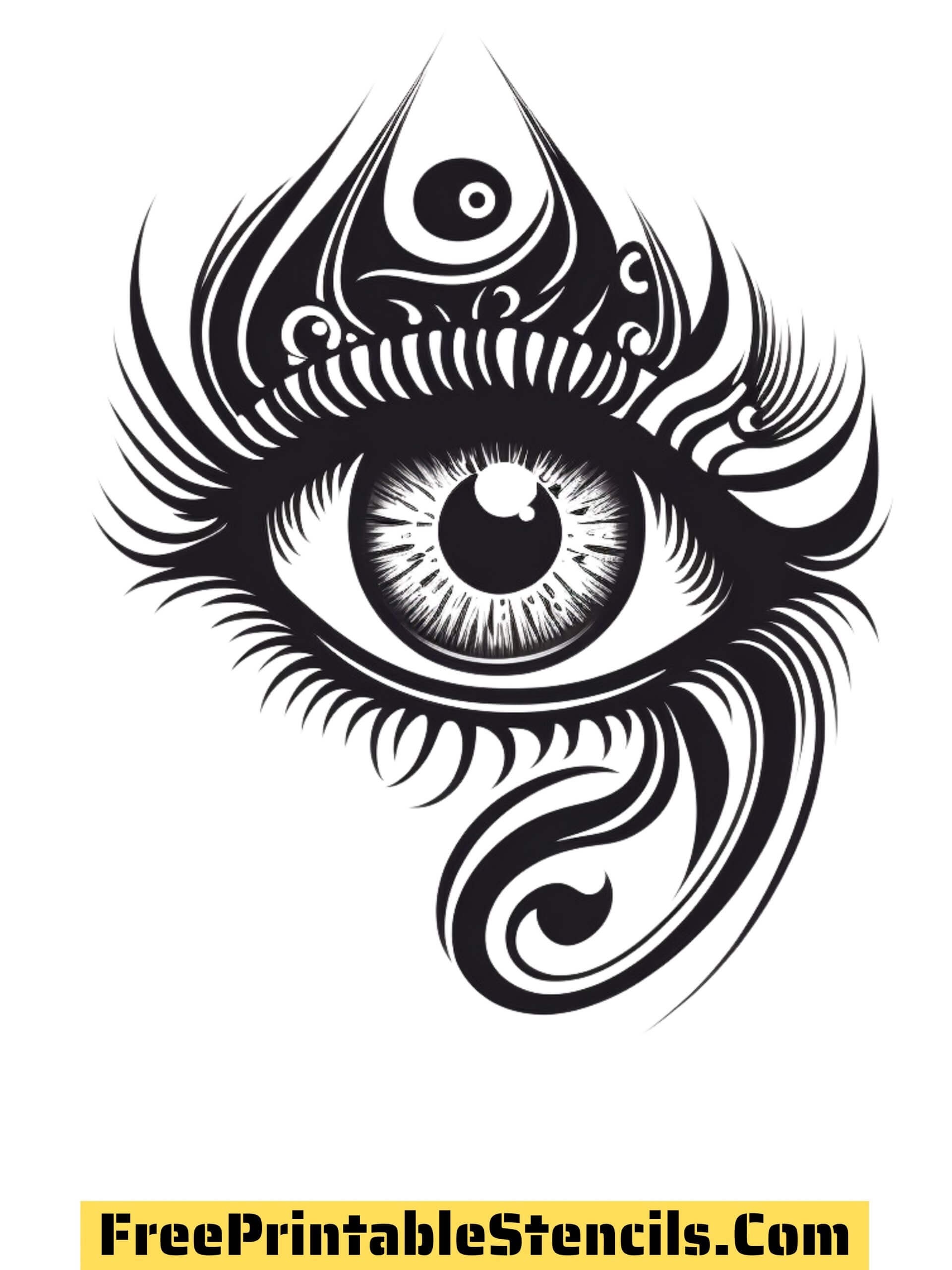 Best Free Printable Eyes Templates And Stencils Free Printable Stencils