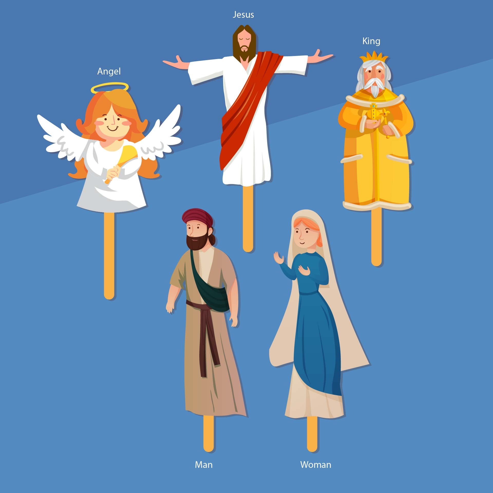 Bible Figures 10 Free PDF Printables Printablee