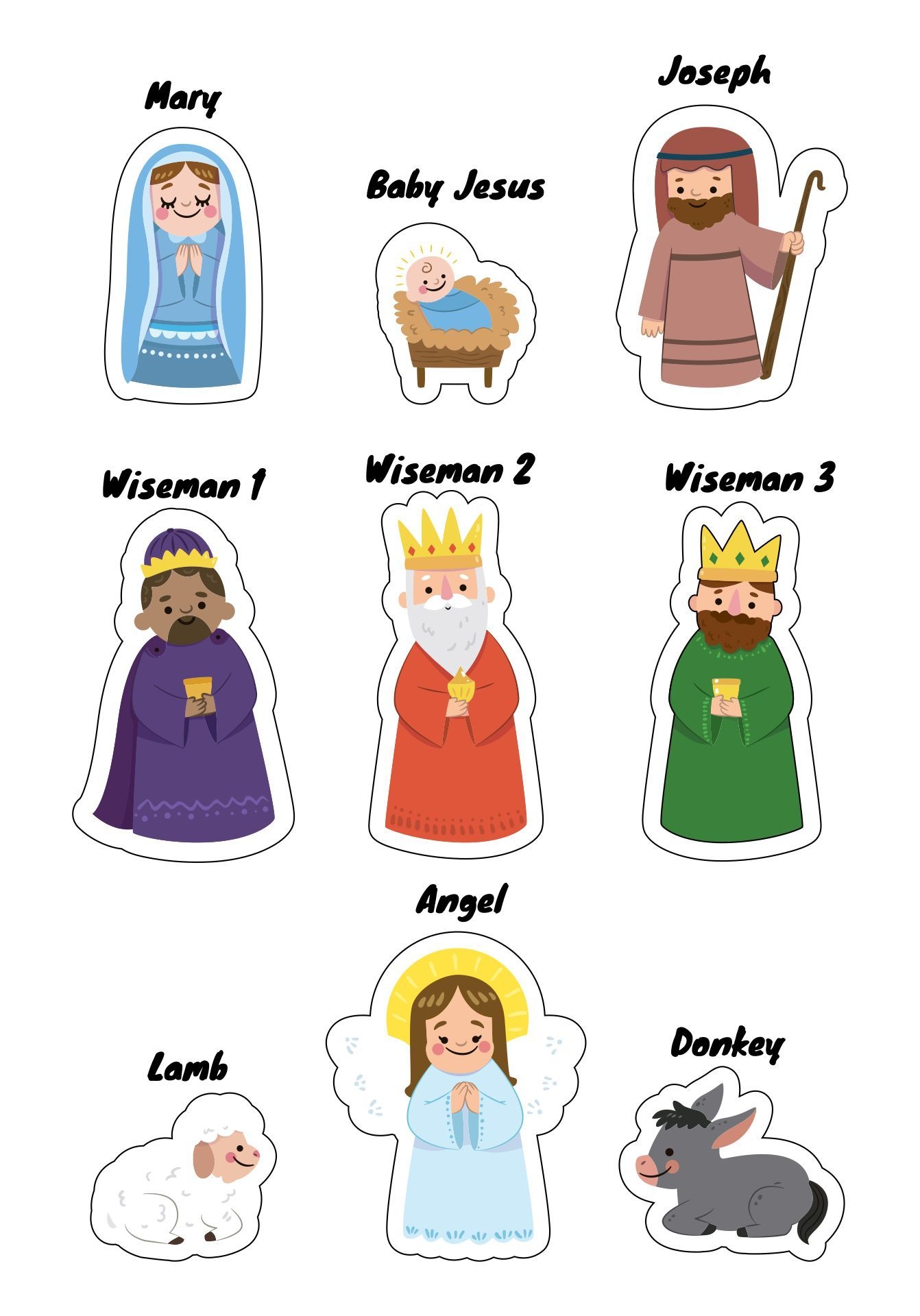 Bible Finger Puppets 10 Free PDF Printables Printablee