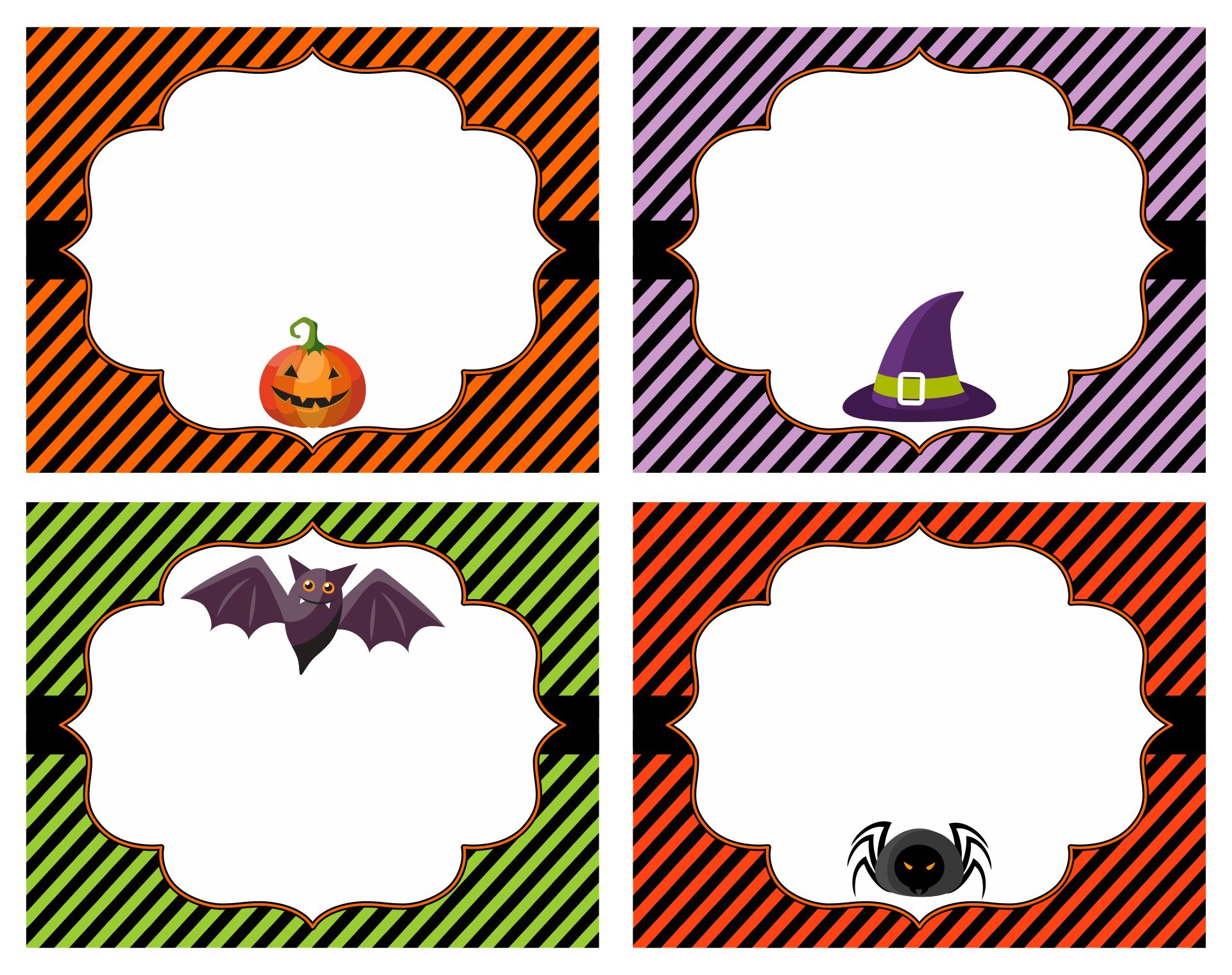 Free Printable Halloween Name Tags