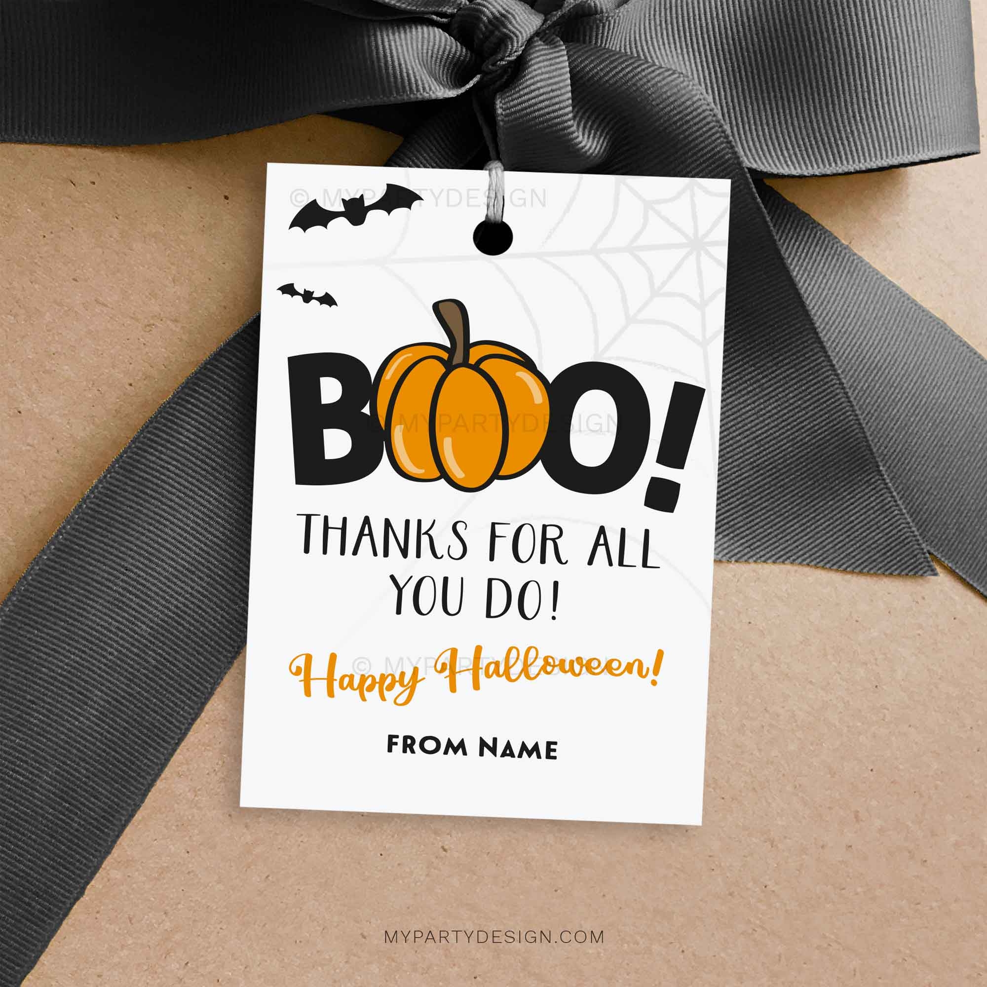 Free Printable Happy Halloween Tags