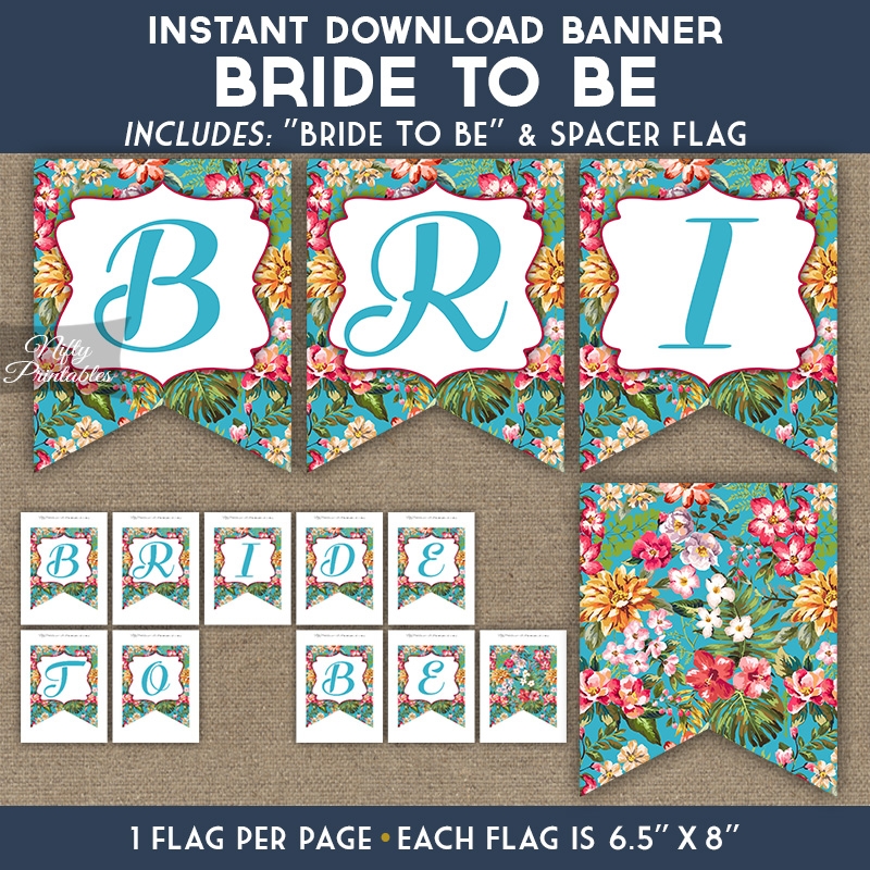 Free Printable Bridal Shower Banner