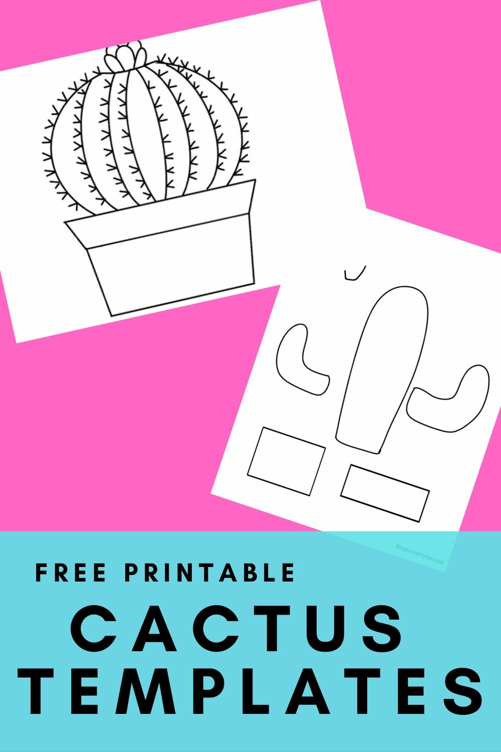 Free Printable Cactus Stencils