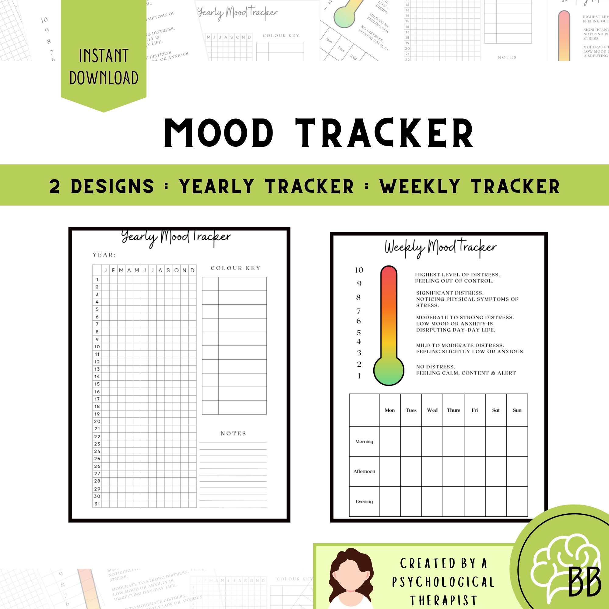Caregiver Log Self care Mood Tracker Weekly Yearly Nursing Home Dementia Mental Health Autism Planner Etsy