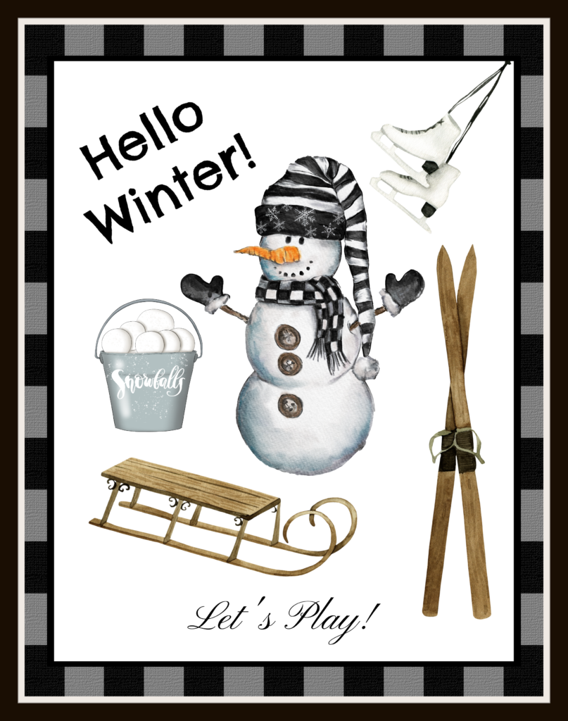 Celebrate The Season With Free Winter Printables My Home Of All Seasons
