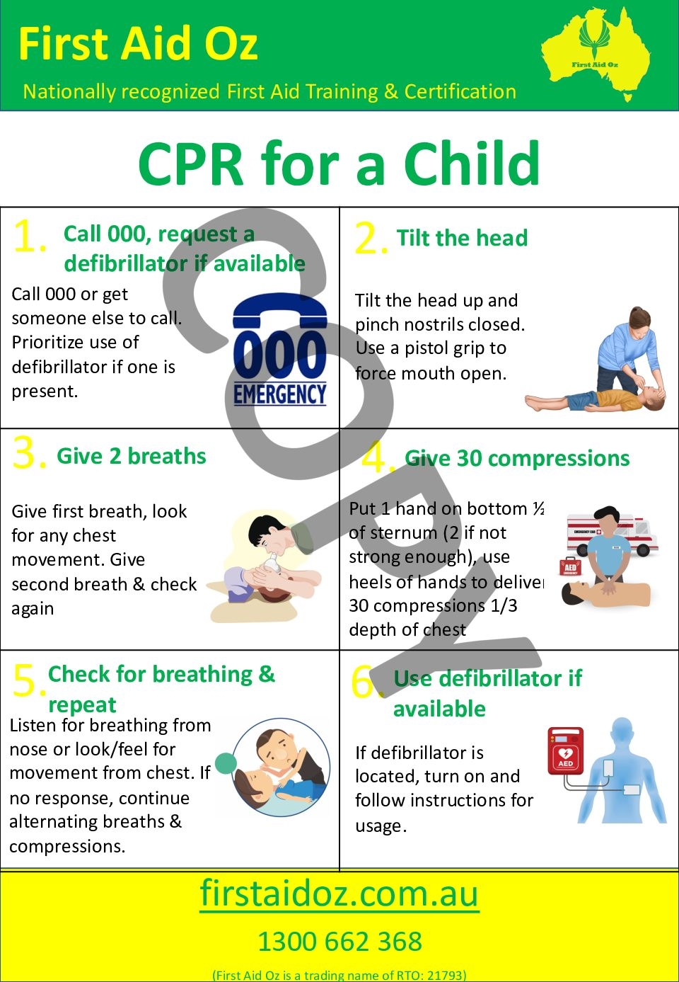 Free Printable Cpr Poster