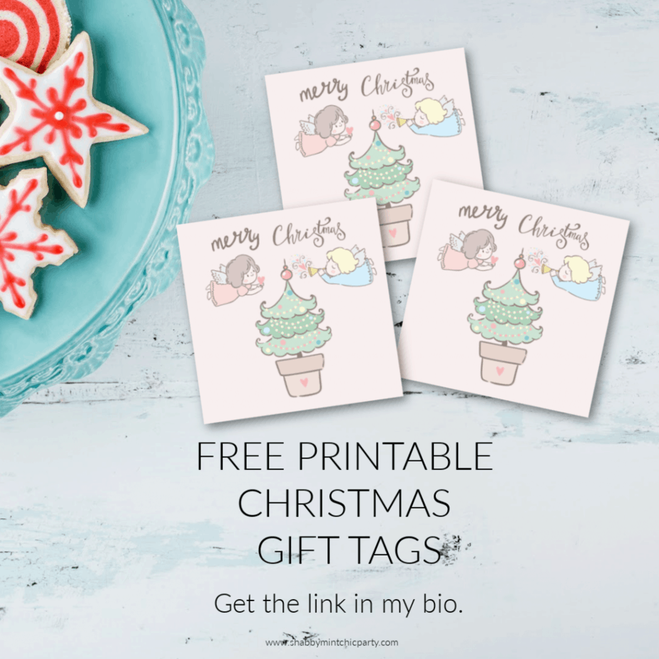 Free Printable Angel Tree Tags