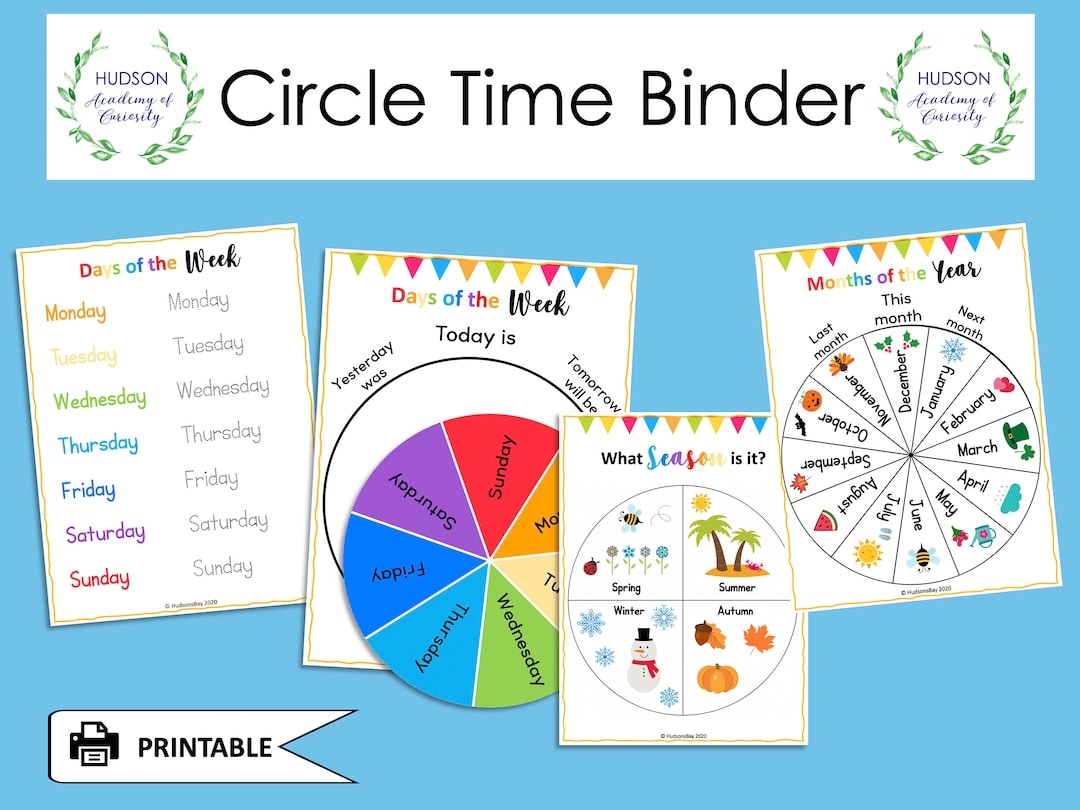 Free Preschool Circle Time Printables