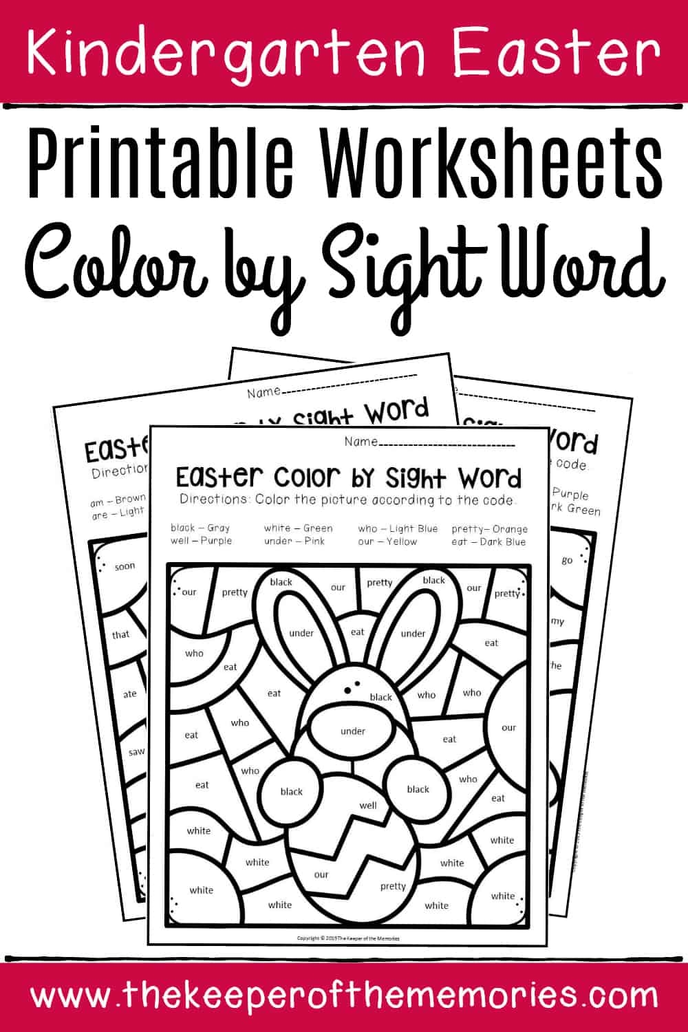 Sight Words Free Printable Worksheets