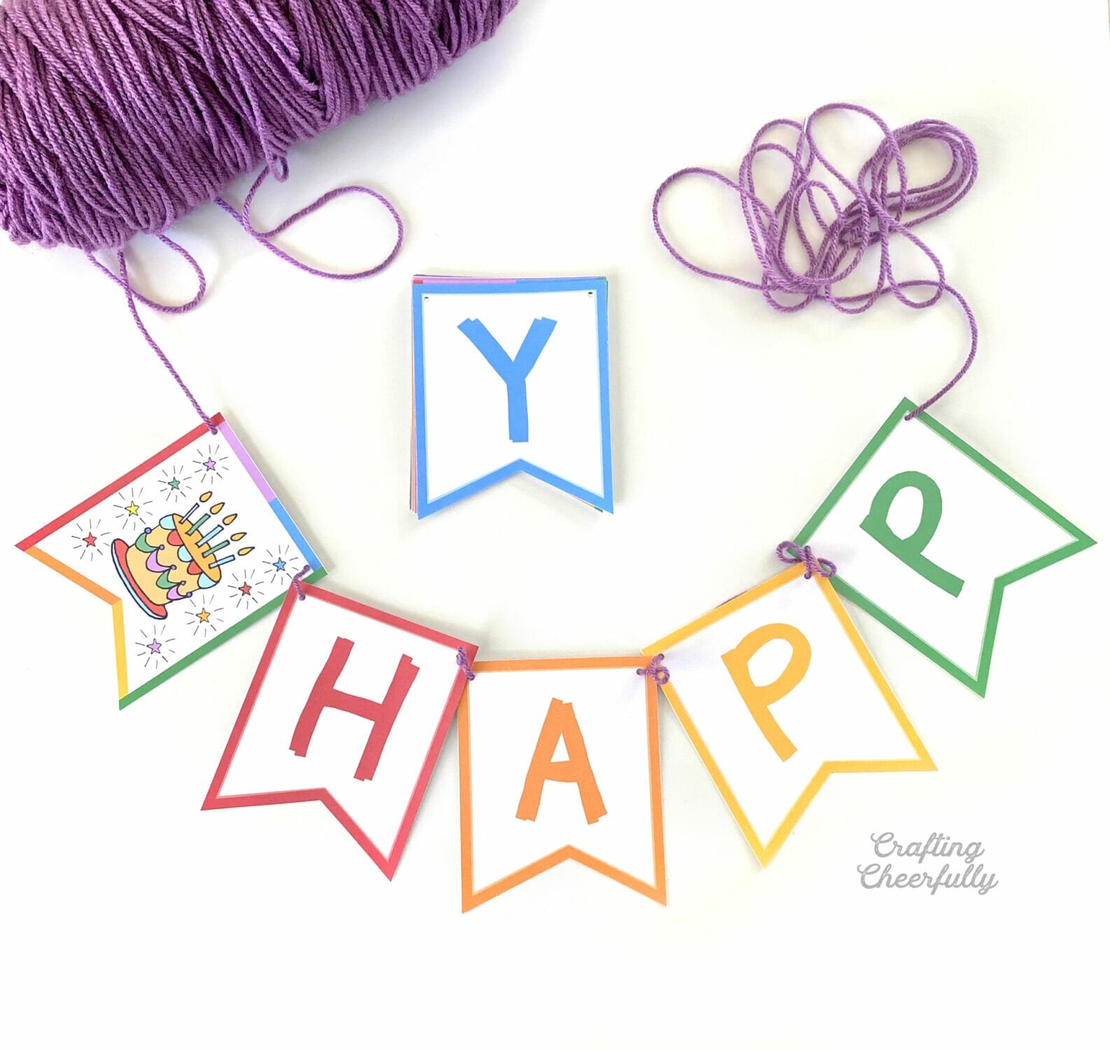Pink Free Printable Birthday Banner